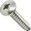 #12 x 2" Truss Head Sheet Metal Screws, Stainless Steel