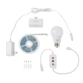 Ecosmart Hubspace Starter Kit  6.5" RGBWIC strip light, A19 Bulb, Smart Plug