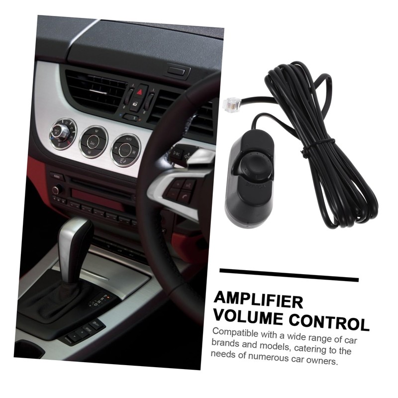 Kichvoe Automotive Subwoofer Tuner Volume Controller Remote Volume Adjuster for