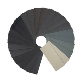 Bates- Sandpaper, 24 pcs, 120 to 3000 Grit Sandpaper Assortment, Sand Paper Assortment Pack, Wet Dry Sanding Paper