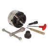 VINWOX 3-3/4INCH 4-Jaw Self-Centering Wood Lathe Chuck, 2" Round Jaw