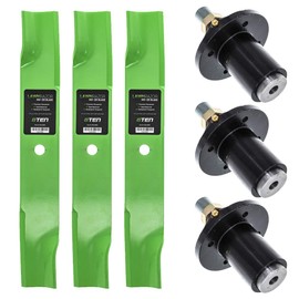 8TEN Spindle Air-Lift Blade for Dixie Chopper 50 60 inch Deck Classic 2550 2750 Magnum 5018 Sidewinder LX2400