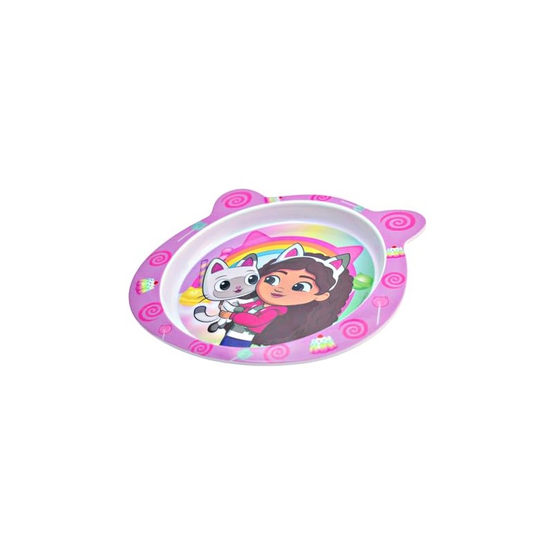 Funkids - Plato largo en forma de gato Gaby Doll