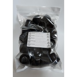 Protective Caps for Chair Legs, Pack of 20 Rubber Chair Leg Caps, Table Chair Leg Caps, Odourless, Round Tables and Chairs, Foot Protectors for Hardwood Floors, Black (25 mm)