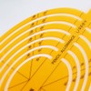 Zaagot K Resin Ellipses Drafting Templates Large Isometric Ruler Measuring