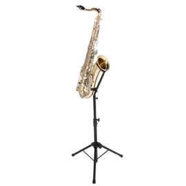 Gator Frameworks Tall Tripod Style Stand for Alto or Tenor Saxophones; (GFW-BNO-SAXTALL)