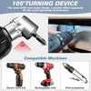 Vakki Right Angle Drill & Screwdriver Bit Set, 105 Degree