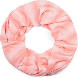styleBREAKER tube scarf with striped tonal colour gradient pattern, snood, shawl 01016189, color:Apricot