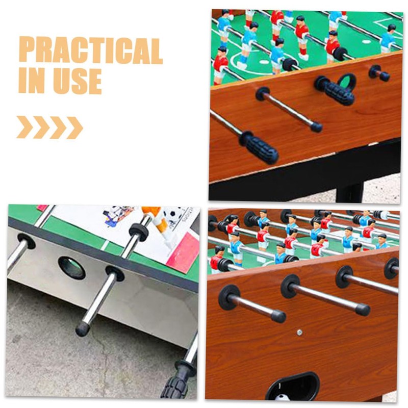 KICHOUSE 16pcs Soccer Table Tip Plugs for Foosball End Caps