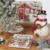 Certified International Holiday Magic Snowman 3-D Cookie Jar, 78 oz.