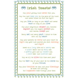 Ulster Weavers 022IRT 29.1" x18.9" Irish Toasts Cotton Tea Towel