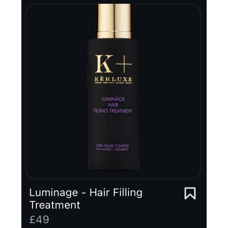 K+ Kerluxe Anti-Aging Repairing Hair Treatment