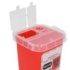 Razors Blades Disposal Case, Large Capacity Red Razor Blade Bank