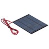 2Pcs Mini Solar Power Module Epoxy Panel with 100cm Cable