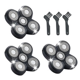 3PCS Shaver Replacement Blades Compatible with Freedom Bald Men Head Shaver Kit,5 Head Shaver Heads for Bald Men Head and Face Electric Razor Shaver Replacement
