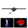3D Holographic Advertising Machine 415x415mm 1024x640 244 LEDs Hologram Fan
