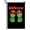 IOppWin Upside Down Pineapple Flag 12 * 18 Inch Swinger