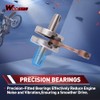 WOOSTAR Crankshaft Replacement for 2-Stroke 47 cc 49 cc Mini
