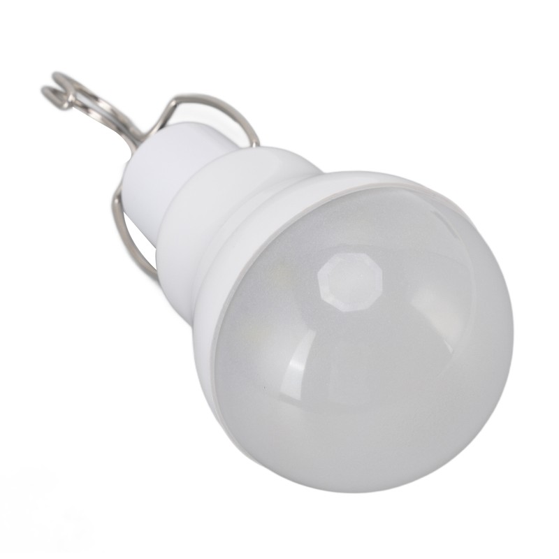 LED Solar Bulb Light Portable ABS and PC 150LM White