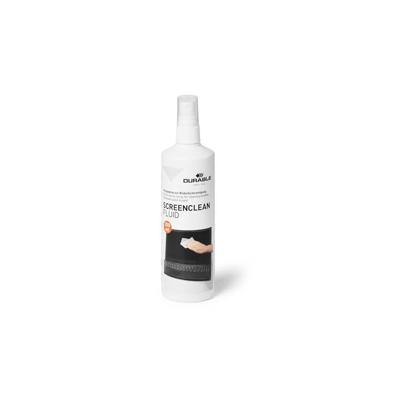 Durable 578219 SCREENCLEAN fluid 250ml bottle of Screen cleaning fluid