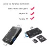 Baellerry Adaptador Lector Tarjetas Usb Tipo-c Sd Tf Otg Pc