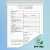 JADENS US Letter Size 8.5''×11'' Quick-Dry Folded Thermal Paper, 200