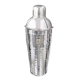 Buckingham Professional Stainless Steel Cocktail Set 500 ml, Hammered Effect