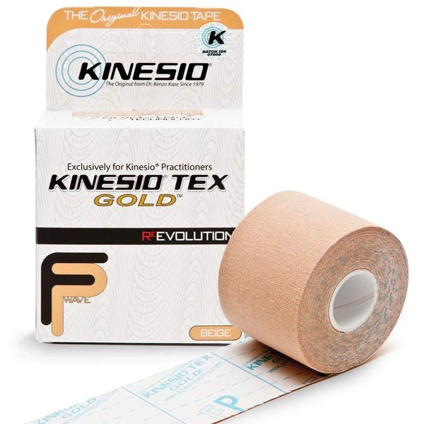 Kinesio Taping - Elastic Therapeutic Athletic Tape Tex Gold FP - Beige - 2 in. x 13 ft