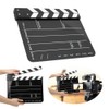 30x25CM Acrylic Clapperboard Professional Movie Film Action Clap Director Photography