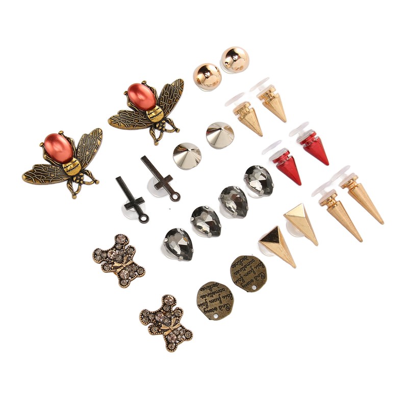 Decorative Shoe Clips Fashionable Shiny Elegant Removable Shoe Decoration Accessory