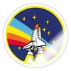 Spreadshirt NASA STS 27 Badge Sticker, 10 x 10 cm,