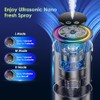 Smart Car Air Freshener Diffuser with RGB Music Sync Light