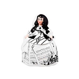 DRW Musical Notes Menina Resin Ornament 9cm