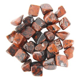 200 g Red Obsidian Tumbled Stones, Red Obsidian Stone Worry Stone, Natural Gemstones, Soap Stone, Smooth Healing Crystal, Worry Stone