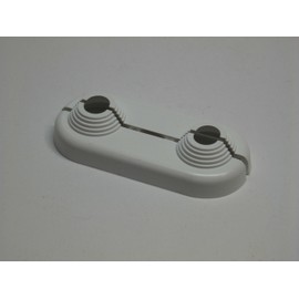 Simplex Double Rosette Plastic Flat Design 10 - 22 mm (Set of 2)