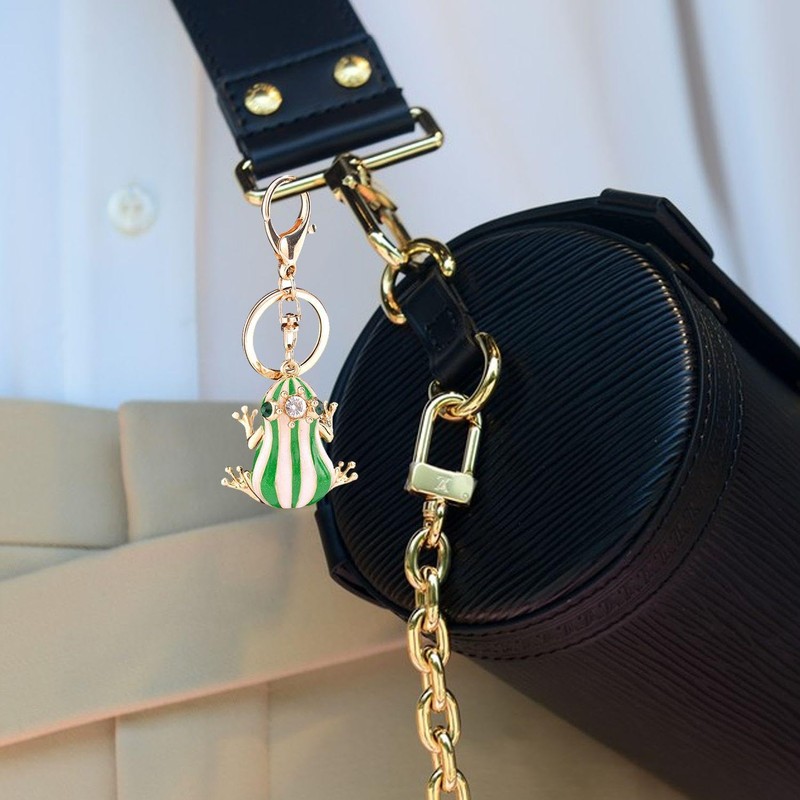 1 Piece Frog Keychain, Creative Keychain, Fashion Bag Charm, Interesting