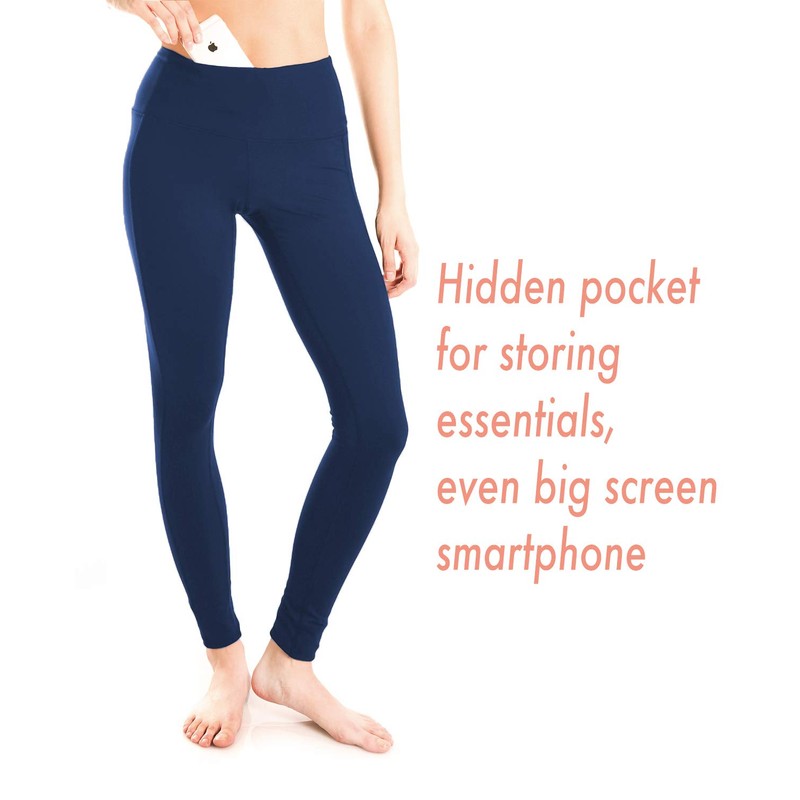 Yogipace Petite Women's High Waisted Yoga Leggings Workout Gym Active