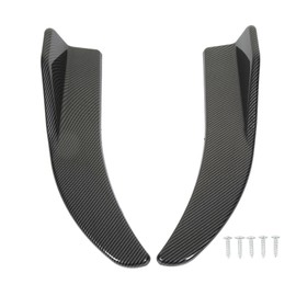 2Pcs Rear Trunk Spoiler 41.5cm Reduce Wind Resistance Trunk Wing Spoiler Universal for Automobiles Carbon Fiber Style