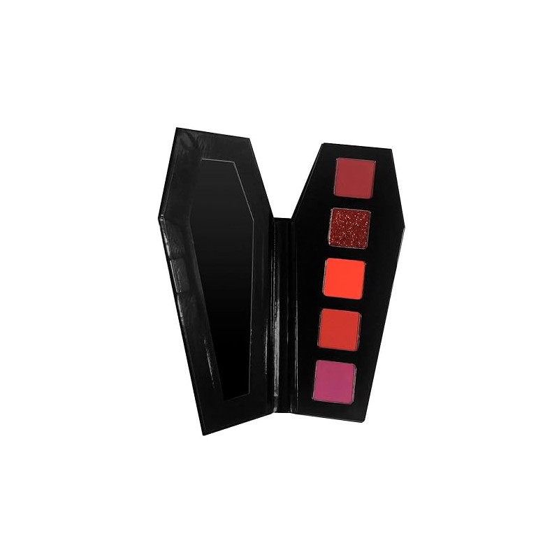 Malagna Cosmetics Paleta de Sombras de ojos 5 tonos rojos