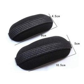 ericotry 10Pcs Black Hair Cushion Hair Pads Bump UP Hair Volume Inserts Base Hair Styling Tool for Women Girl