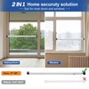 Sliding Glass Door Security Bar，17.7-50.5inch Adjustable Locking Window Safety Bars