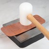 The Beadsmith Double-Sided Nylon Hammer - Double Plastic Non-Marring Mallet,