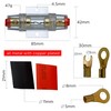 YoiYee 1500W Car Amplifier Wiring Complete Installation Kit, Subwoofer Wiring