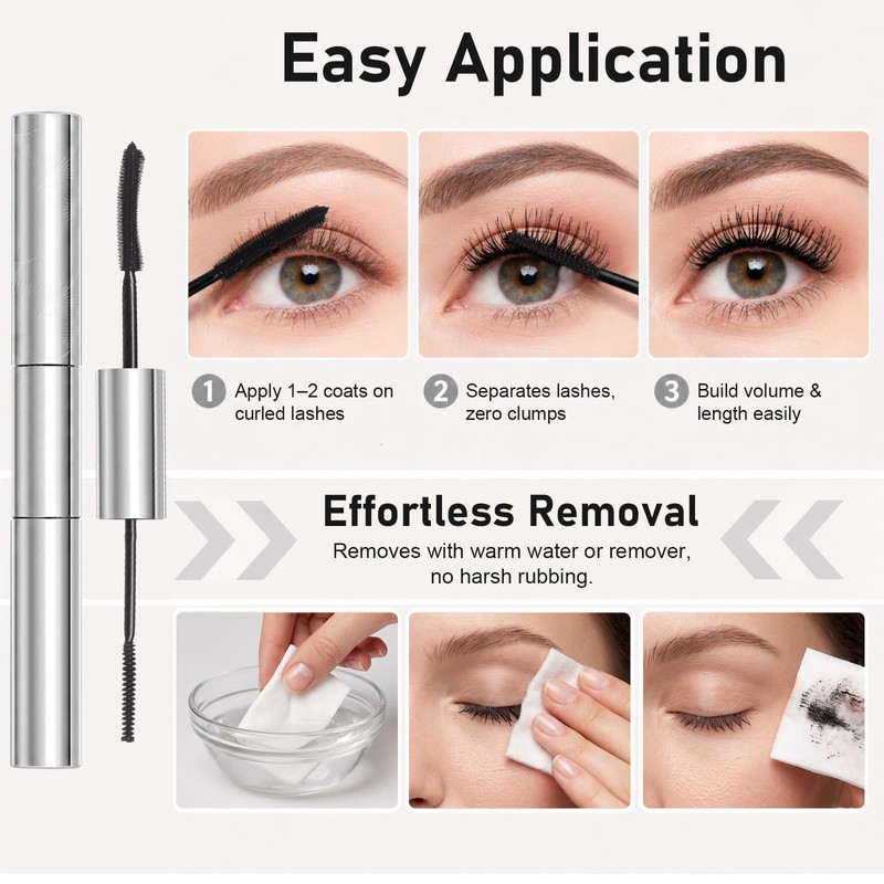 Double Ended 2 In 1 Tubing Mascara for Older Women