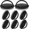 NOLITOY 8pcs Scalp Brush for Shower Scrubber for Deep Cleaning