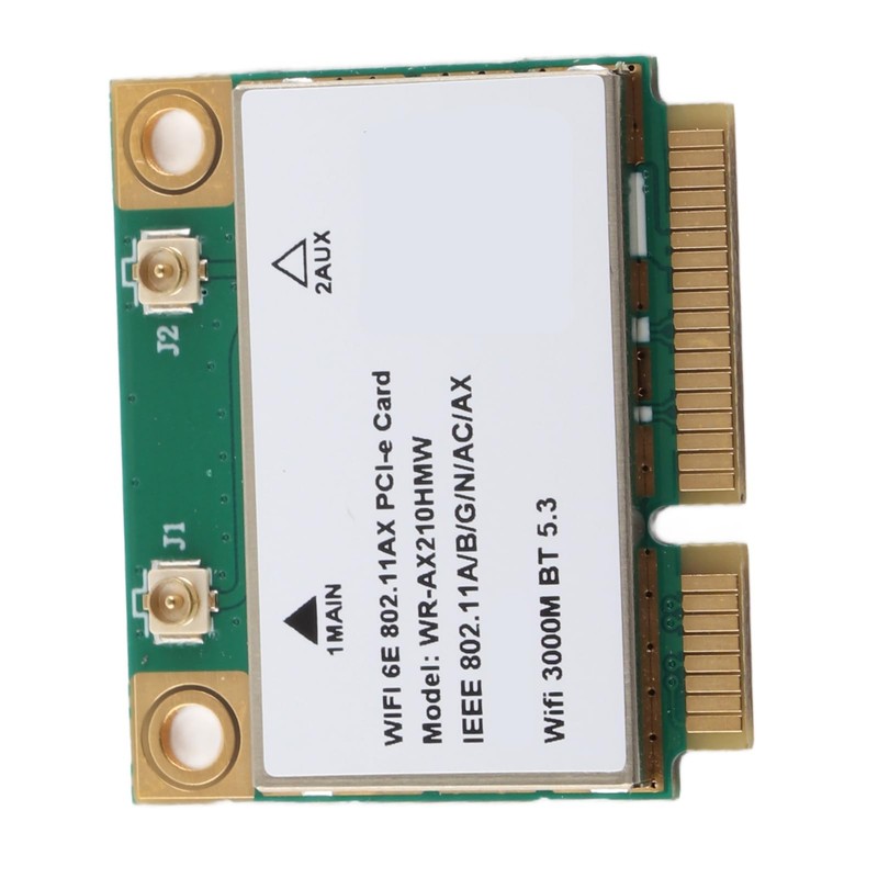 Yunseity AX210HMW WiFi 6E Wireless Card Tri-Band 802.11 A/B/G/N/AC/AX Half