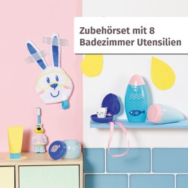 BABY Born BABY born Bath Badespaß Set, Puppenzubehör-Set aus Spiel-Utensilien fürs Badezimmer, 834282 Zapf Creation