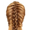 40% Real Human Hair Mannequin Head Hairdresser Training Head Cosmetology