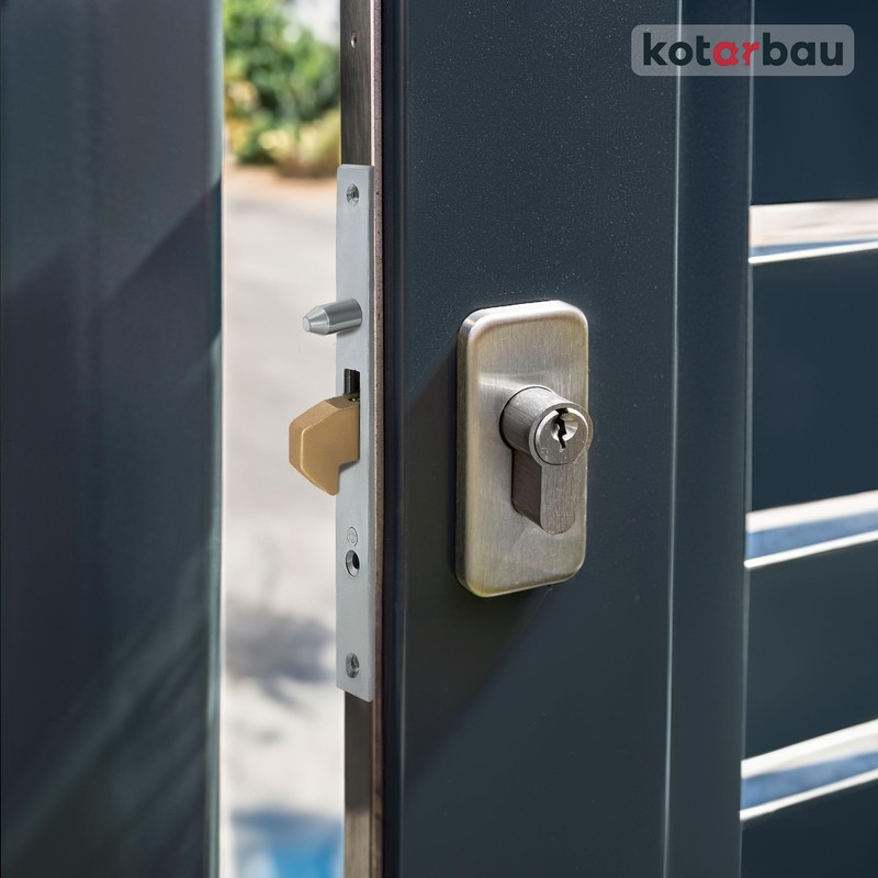 KOTARBAU® Hook Lock Mortise Lock Sliding Gates 72/40 Guide Pin