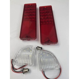 KK 1967-1972 Chevy GMC Truck LED Reverse & Tail Lights Assembly Kit